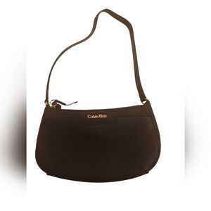 Calvin Klein Black Crescent Shoulder Bag